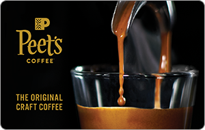 Peet's Coffee & Tea eGift Card